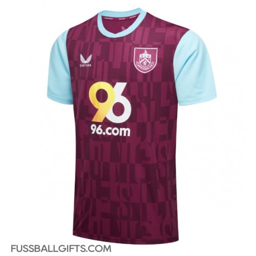 Burnley Fußballbekleidung Heimtrikot 2024-25 Kurzarm